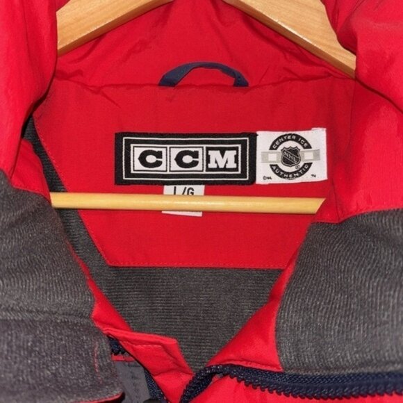 Vintage CCM Columbus Blue Jackets Winter Coat Jacket - Picture 6 of 13